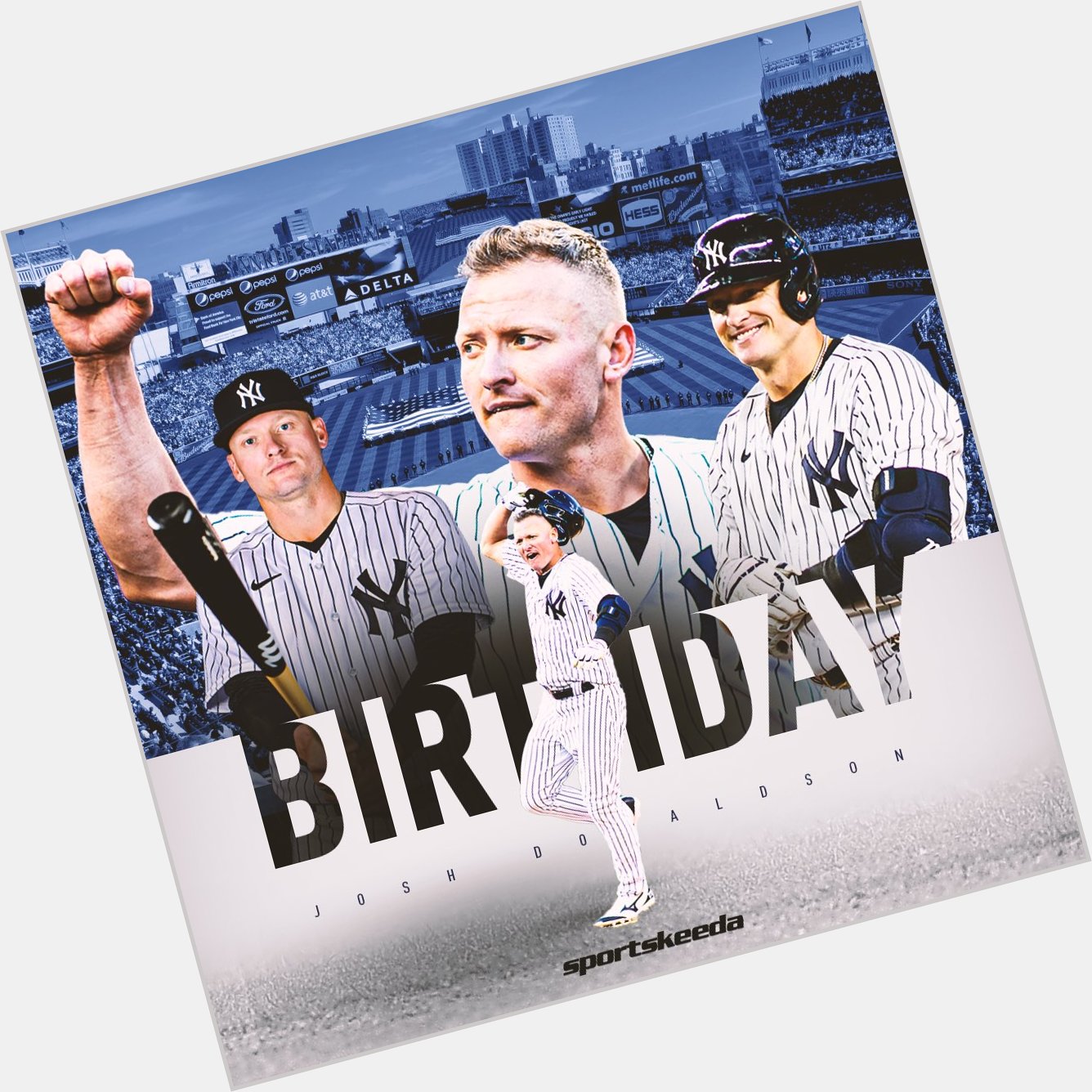 Happy Birthday to current 3B for the New York Yankees, Josh Donaldson!!      MVP 3x All-Star 2x Silver Slugger 