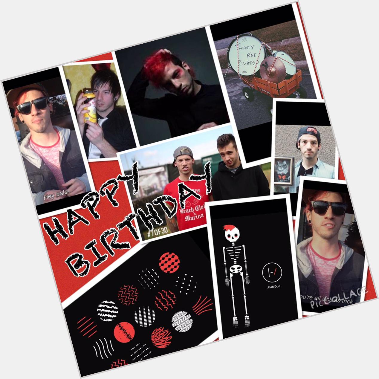 So here\s to the absolute best drummer in the world. Happy 27th Birthday Josh Dun!      
