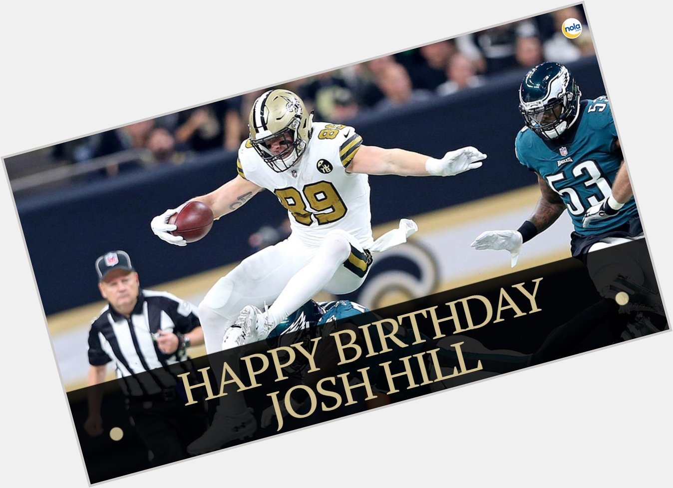 Happy birthday, Josh Hill!   
