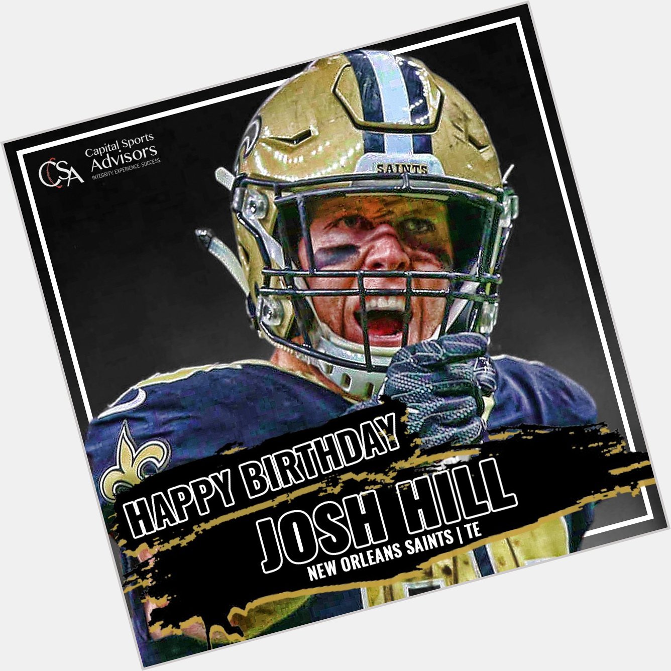 Wishing a Happy Birthday to client Josh Hill of the 