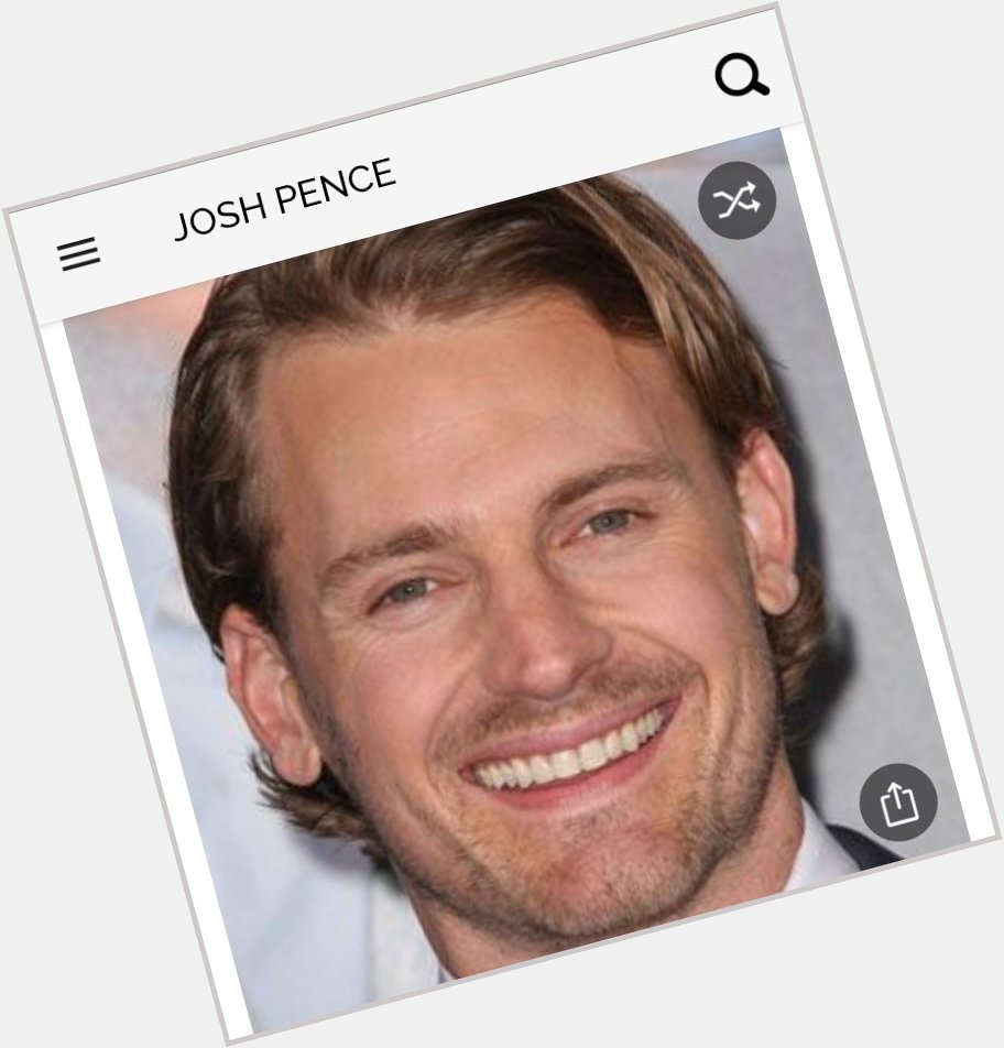 Happy birthday to this great actor.  Happy birthday to Josh Pence 