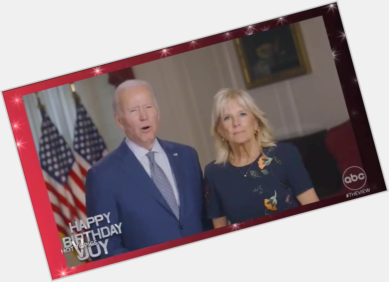  CRINGE: The Bidens wished Joy Behar from The View a happy birthday today.  