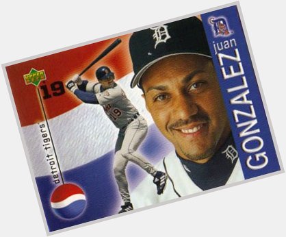 Happy 50th Birthday to Juan Gonzalez, outfielder & DH in 2000 