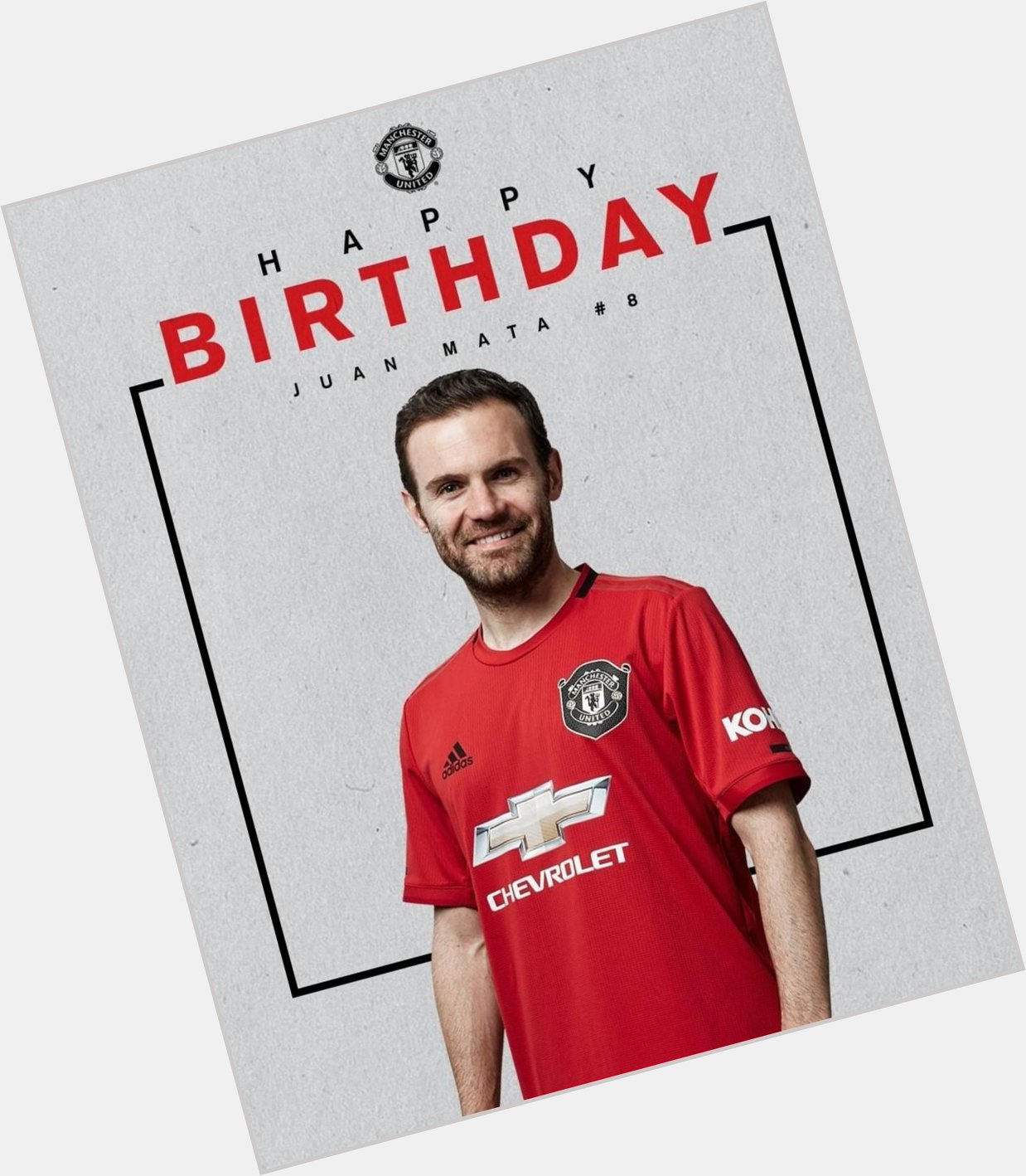 Happy birthday to midfielder Juan Mata.    