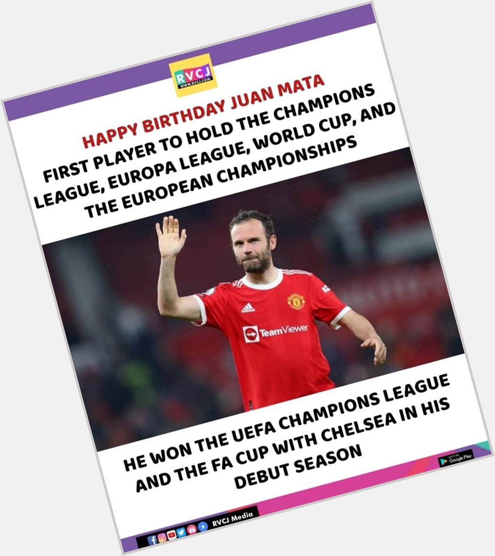Happy Birthday Juan Mata!  