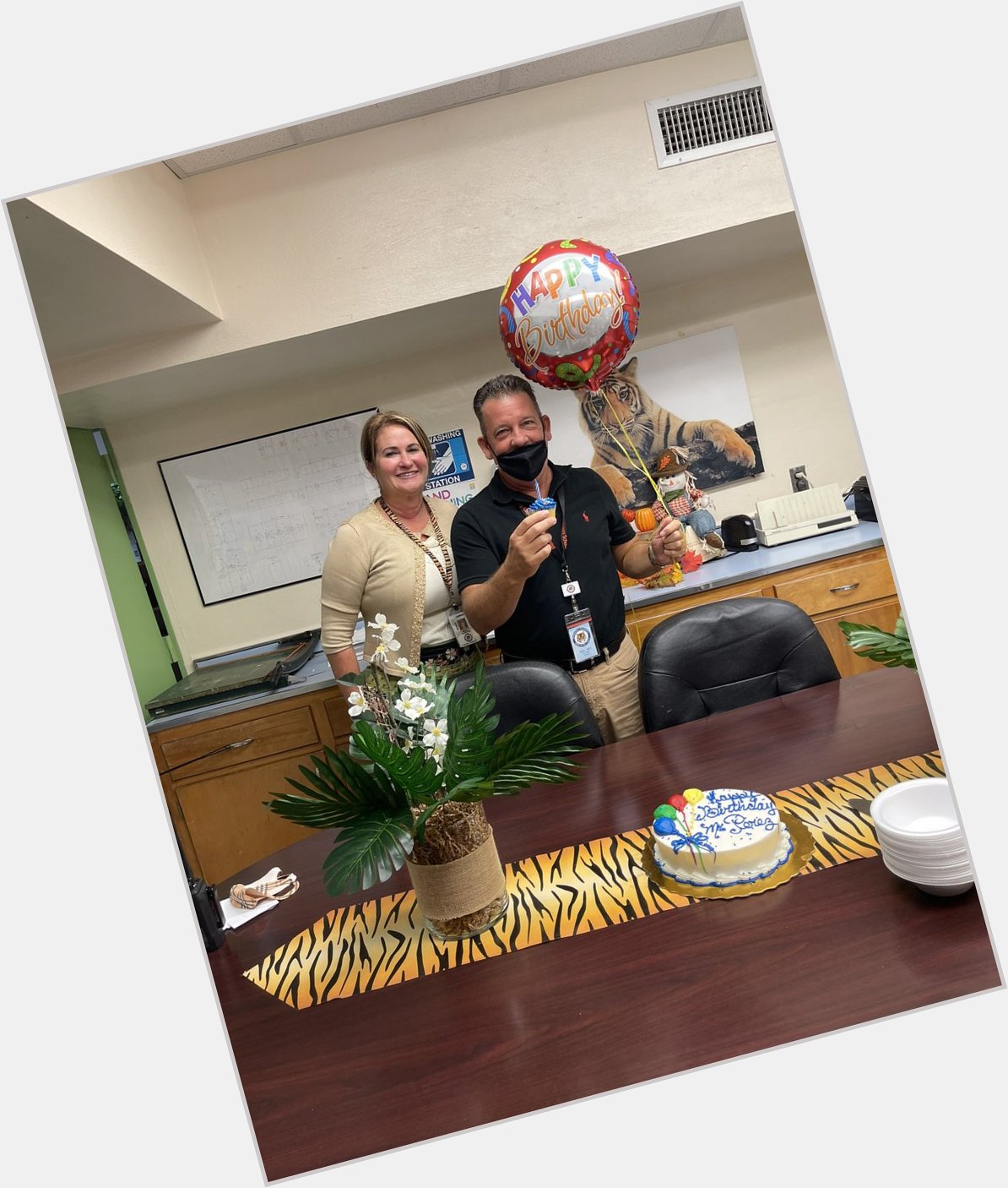 Happy birthday, Mr. Juan Perez, our ESOL teacher 