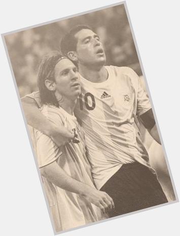 Happy birthday to both Lionel Messi and Juan Roman Riquelme 