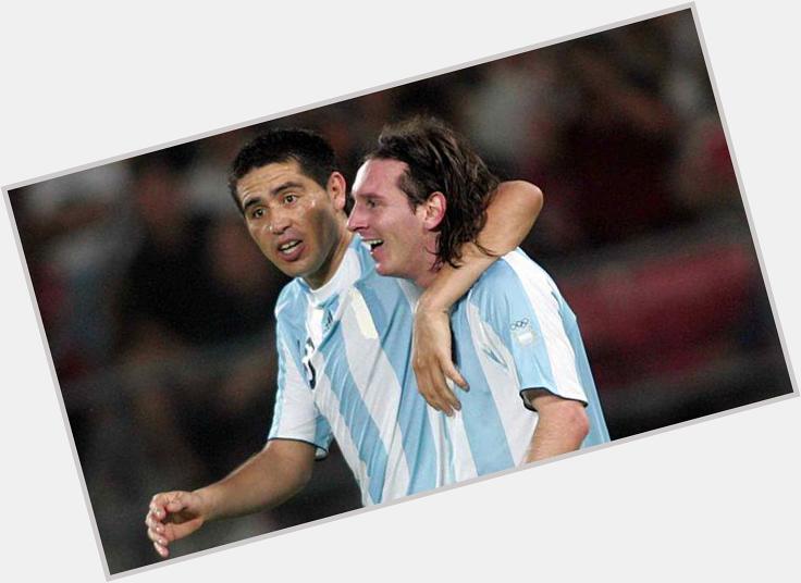Feliz cumple, happy Birthday  Lio Messi (28) + Juan Román Riquelme (37) 