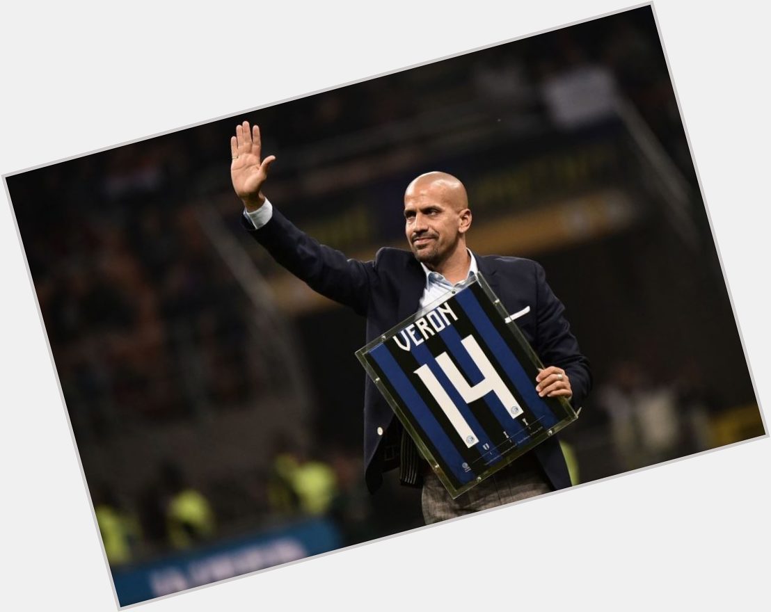 Photo Inter Wish Juan Sebastian Veron A Happy Birthday   