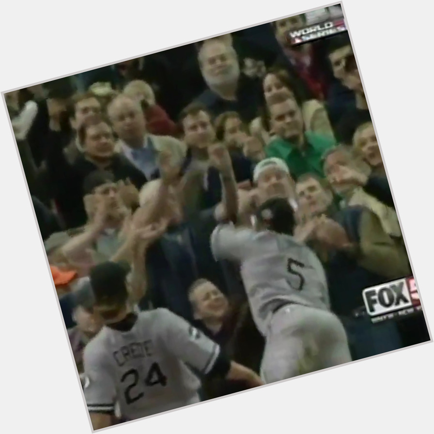 Happy birthday Juan Uribe. I think of Juan Uribe, I think of this catch in the World Series: 