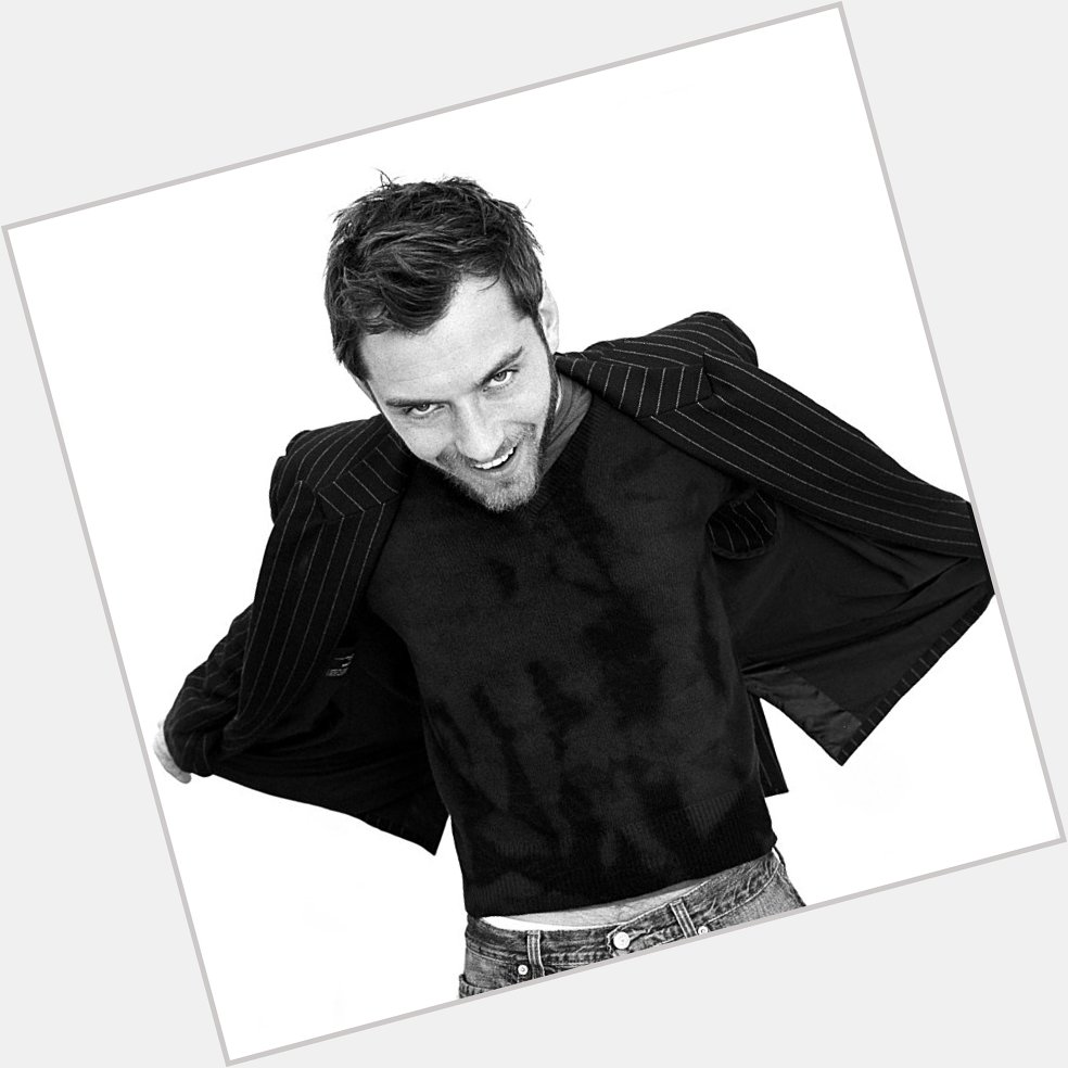 Happy 43rd birthday to Jude Law!  Taken from my book DEGREES; which is now 10 years old!  Time is never a friend. 