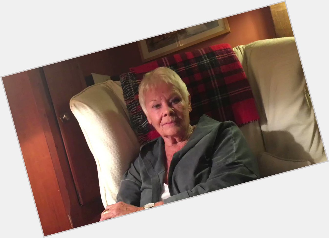 WATCH: A Happy Birthday message from Dame Judi Dench, screened during yesterday s celebrations... 