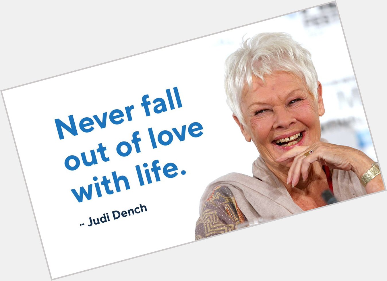 Happy 86th Birthday Dame Judi Dench! 