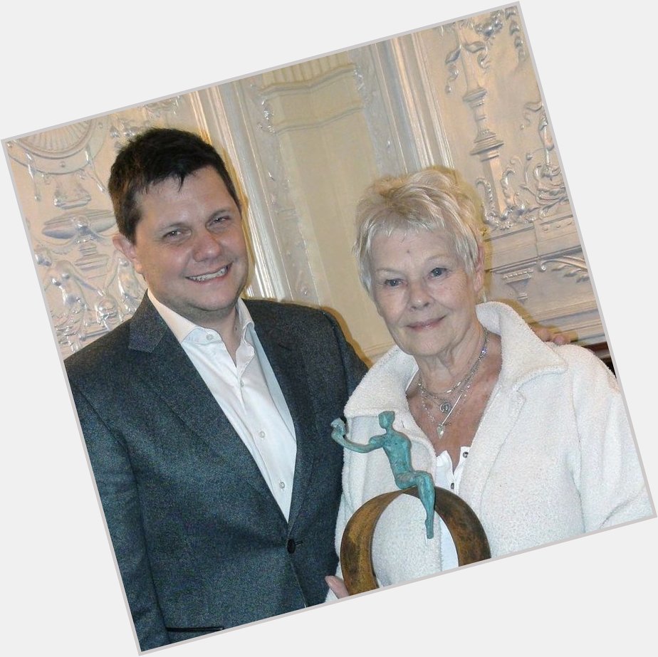 Happy birthday Judi Dench We love you!!! Shakespeare Award with our president 