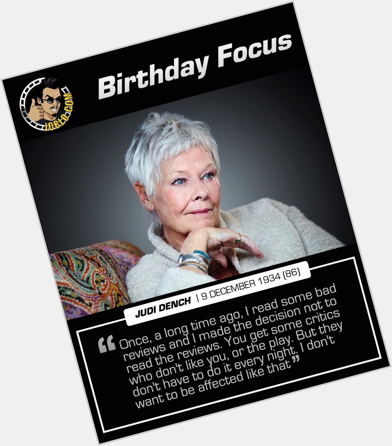 Happy 86th birthday to Judi Dench!

What do you think is her best ever performance? 