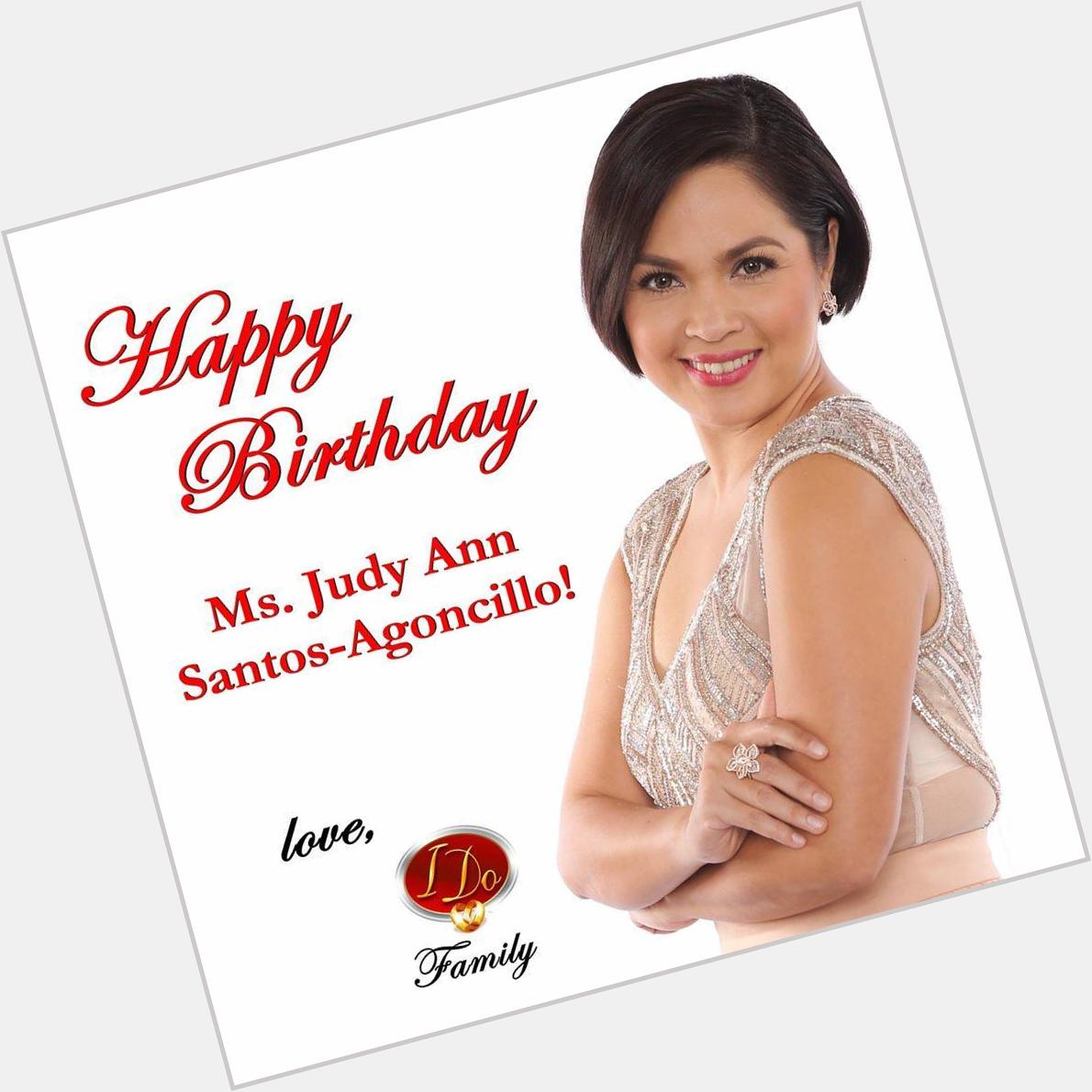 Happy birthday to our lovely host, Ms. Judy Ann Santos-Agoncillo! Your I DO Family loves you! 