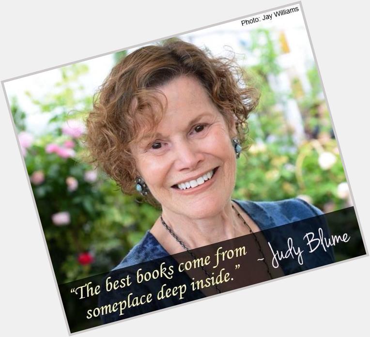 Happy birthday, Judy Blume! Your novels will forever be engrained in the memories of my childhood :) 