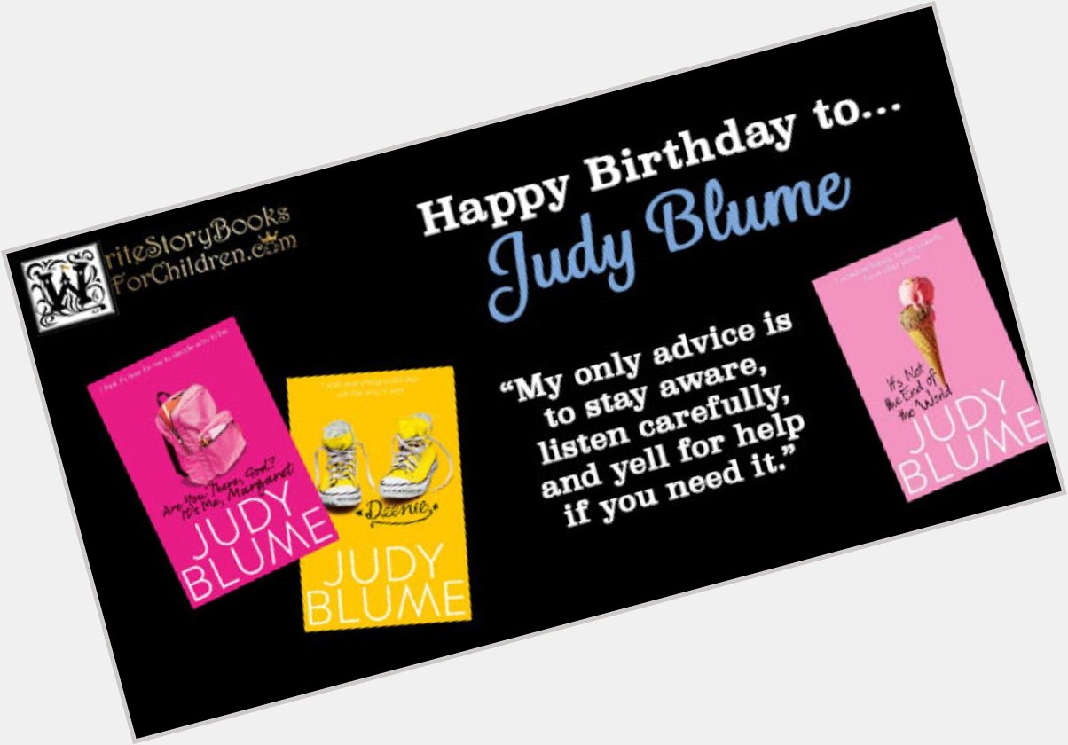 We\re wishing a very happy birthday to Judy Blume, reining queen of teenage coming-of-age 