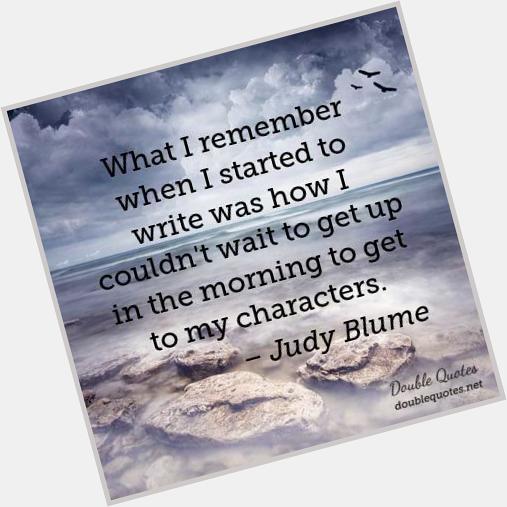 Happy birthday to American writer Judy Blume! 