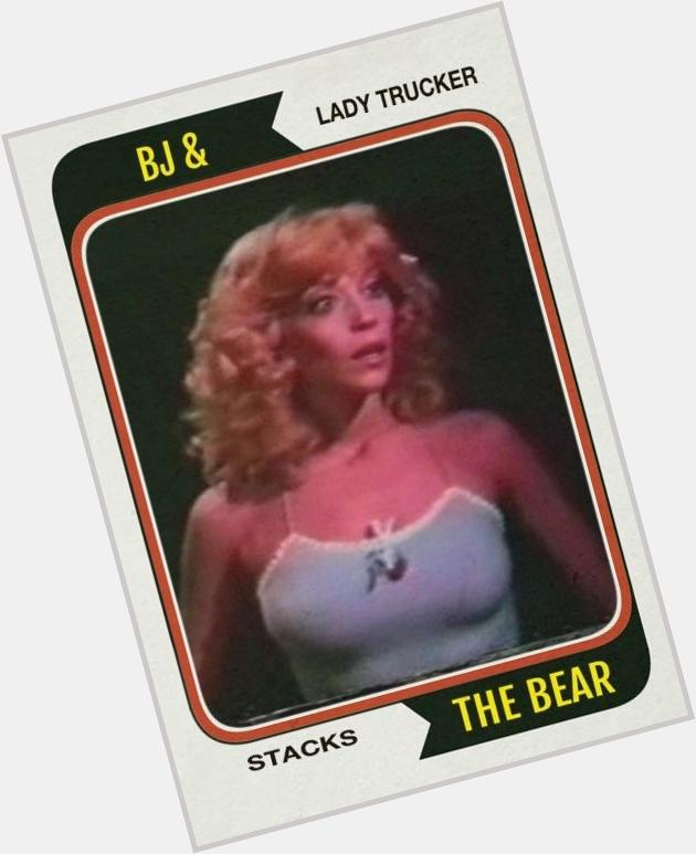 Happy 56th birthday to Judy Landers, who made truck driving look good in the early 80s. 