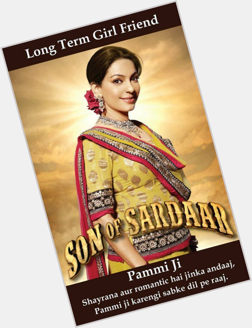  hit movie \Son Of Sardaar\ released! Happy Birthday Juhi Chawla pammi ji 