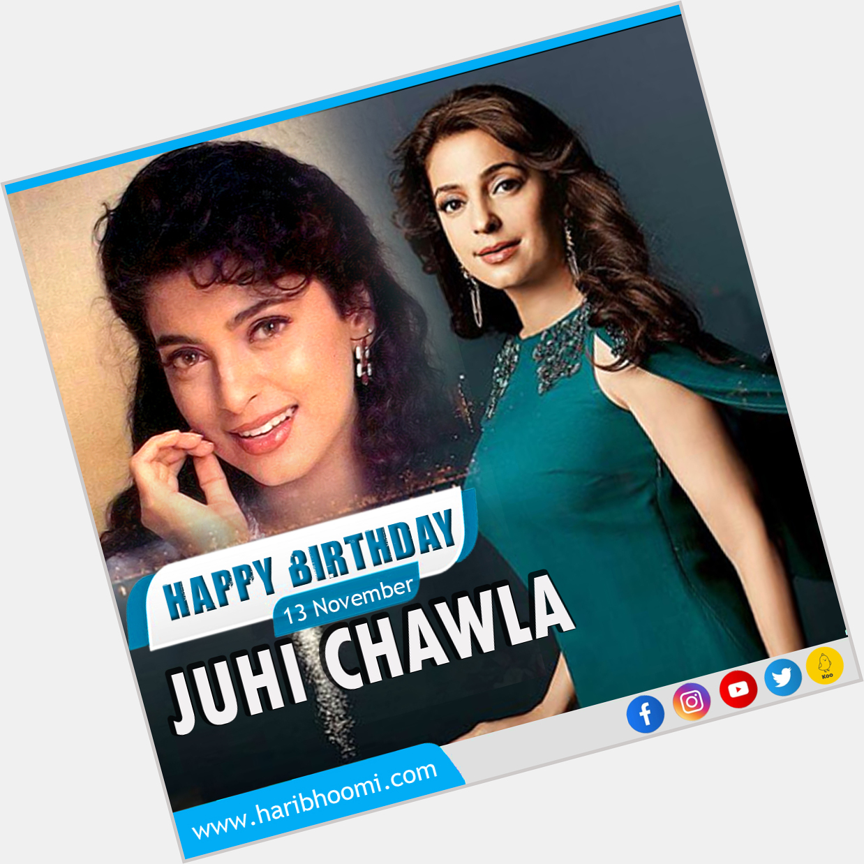 Happy Birthday juhi chawla   