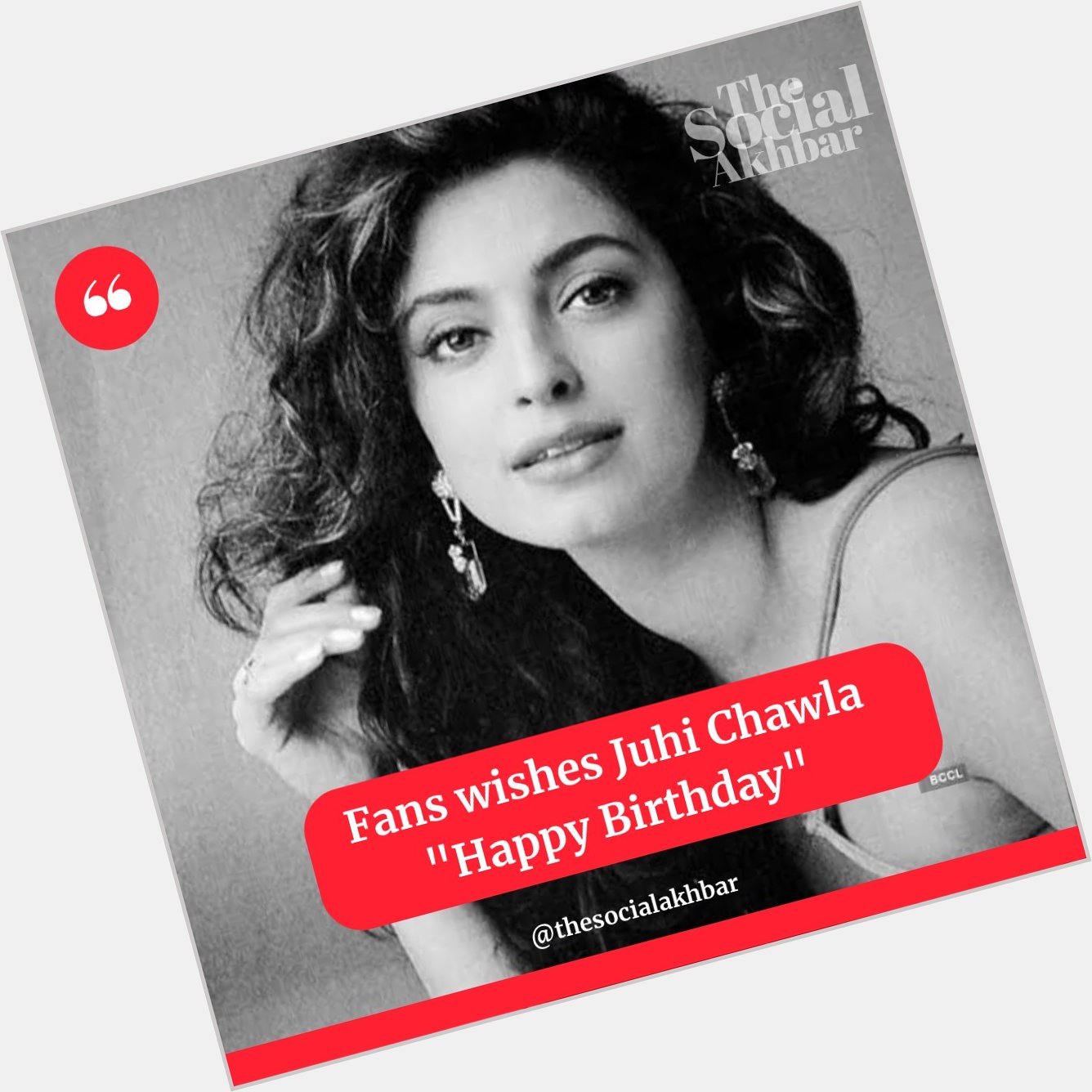 Juhi Chawla turned 55 today, fans wish her Happy Birthday and blessings!!  