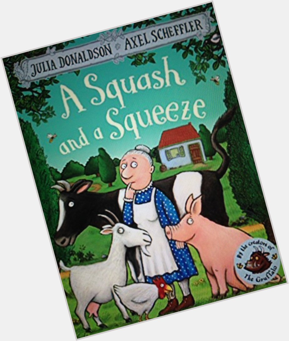 Happy Birthday Julia Donaldson! A Squash and a Squeeze is funny & provides great opportunities for problem solving! 
