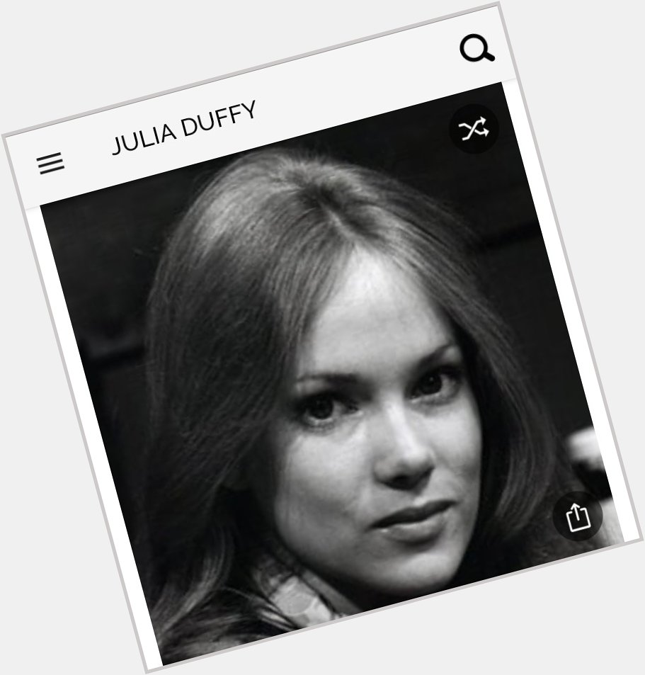 Happy birthday to this great actress. Happy birthday to Julia Duffy 
