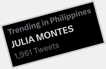 Trending!!! Happy Birthday Julia Montes!!! 

HAPPY JULIA MONTES DAY 
