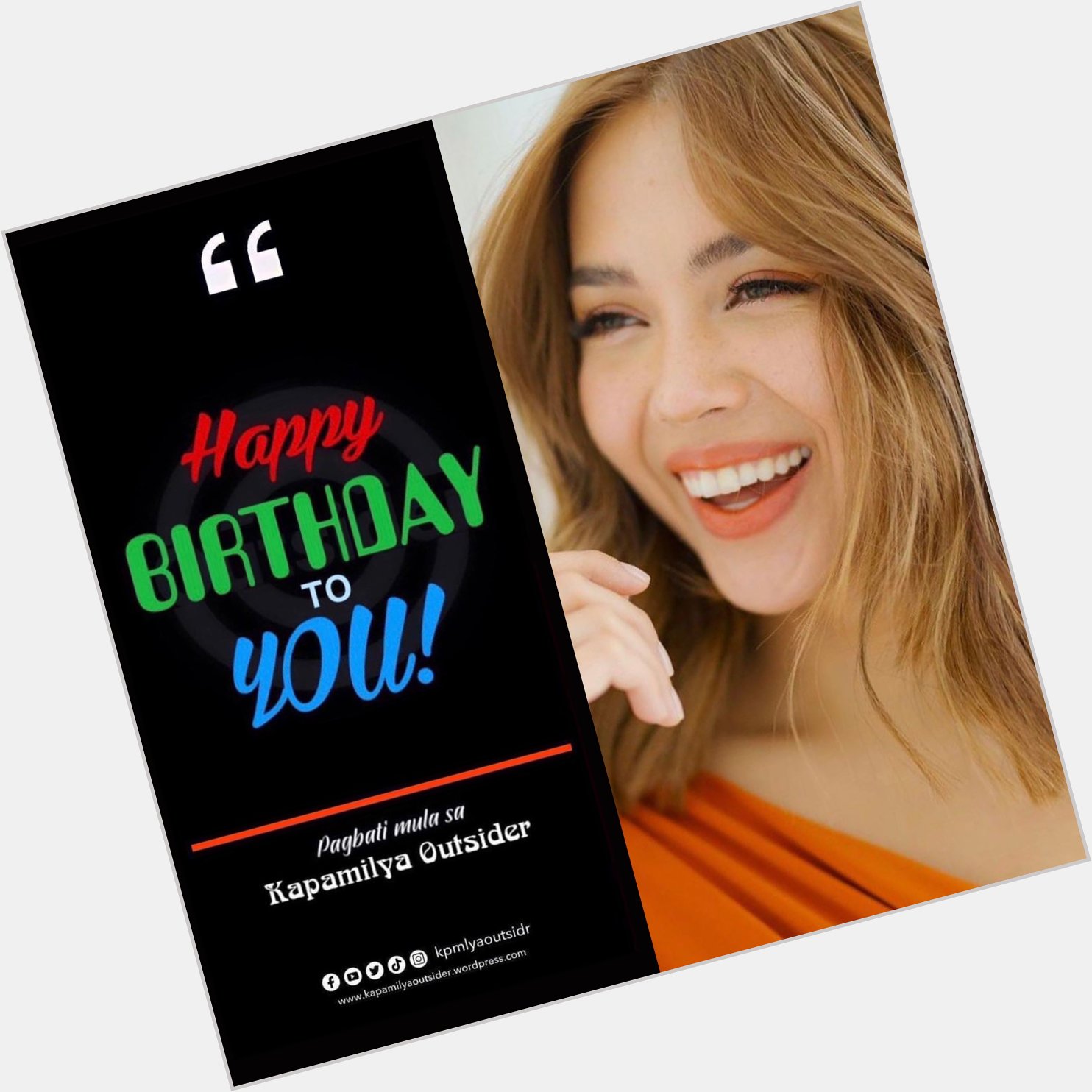 Here s to another year filled with genuine happiness and great surprises Happy birthday, Julia Montes! 