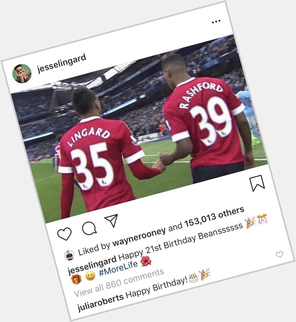 Witnessed today Julia Roberts wish Marcus Rashford a happy birthday via Jesse Lingard. 2018 what a strange year 