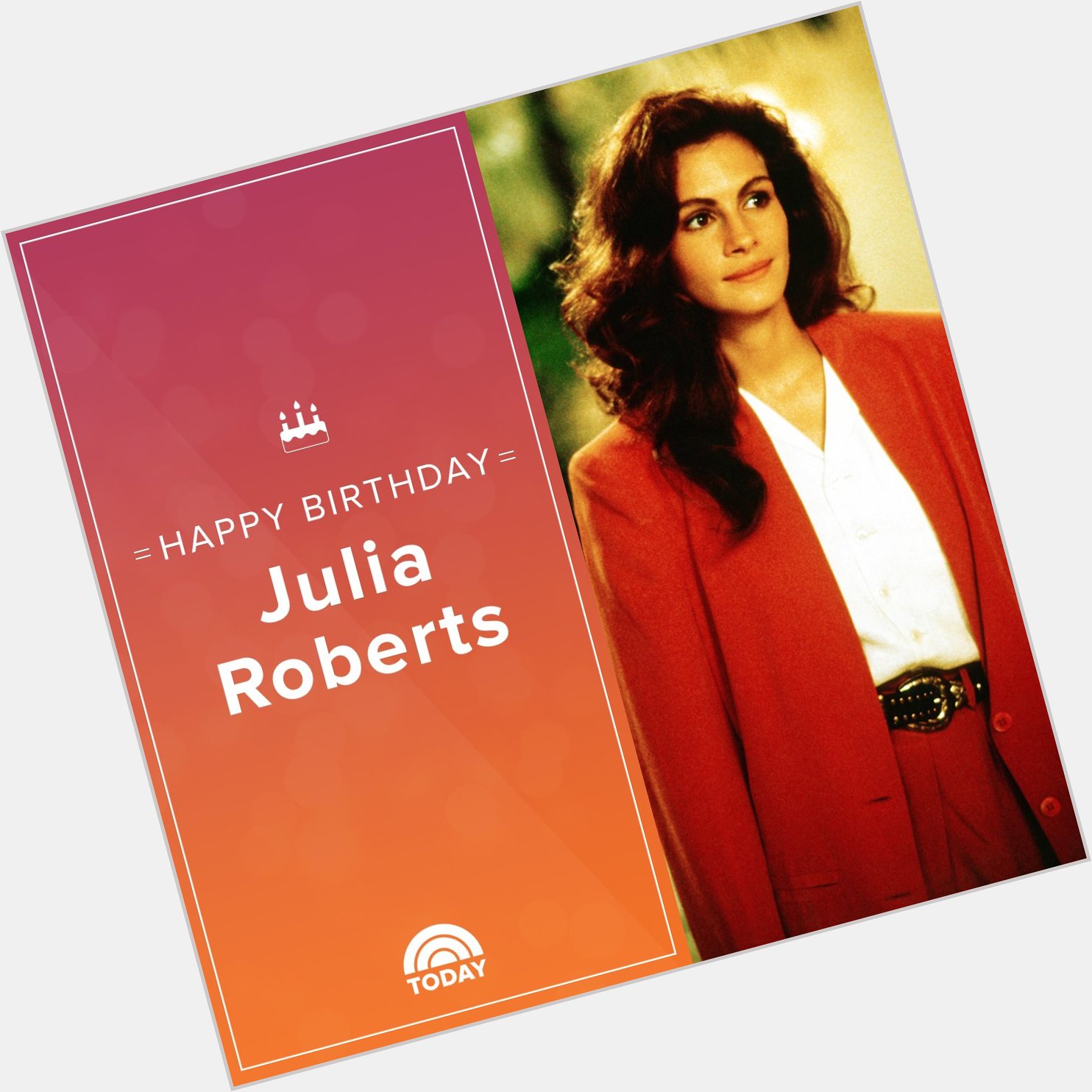 Wishing a pretty happy birthday to Julia Roberts! 