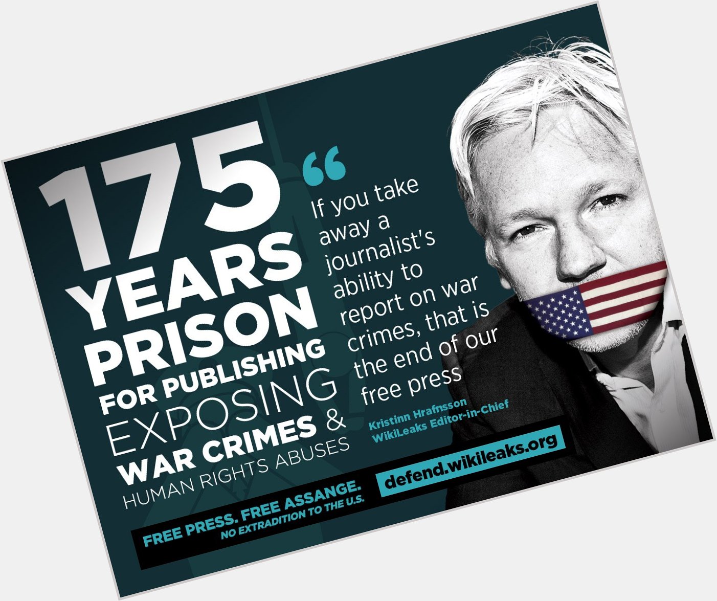  Solidarity with  Happy 50th birthday Julian Assange 