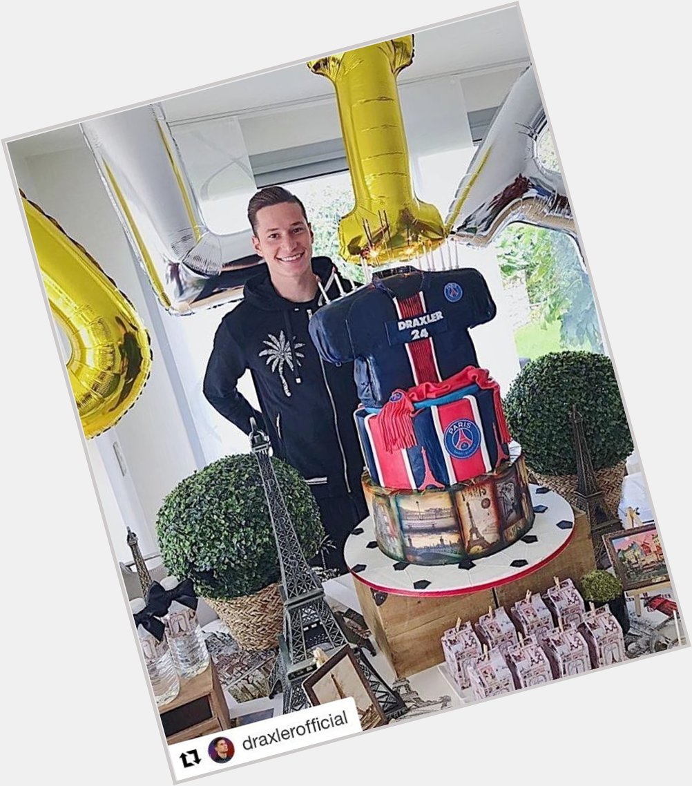 And what kind of cake did you get for your birthday this year? Happy birthday, Julian Draxler! 