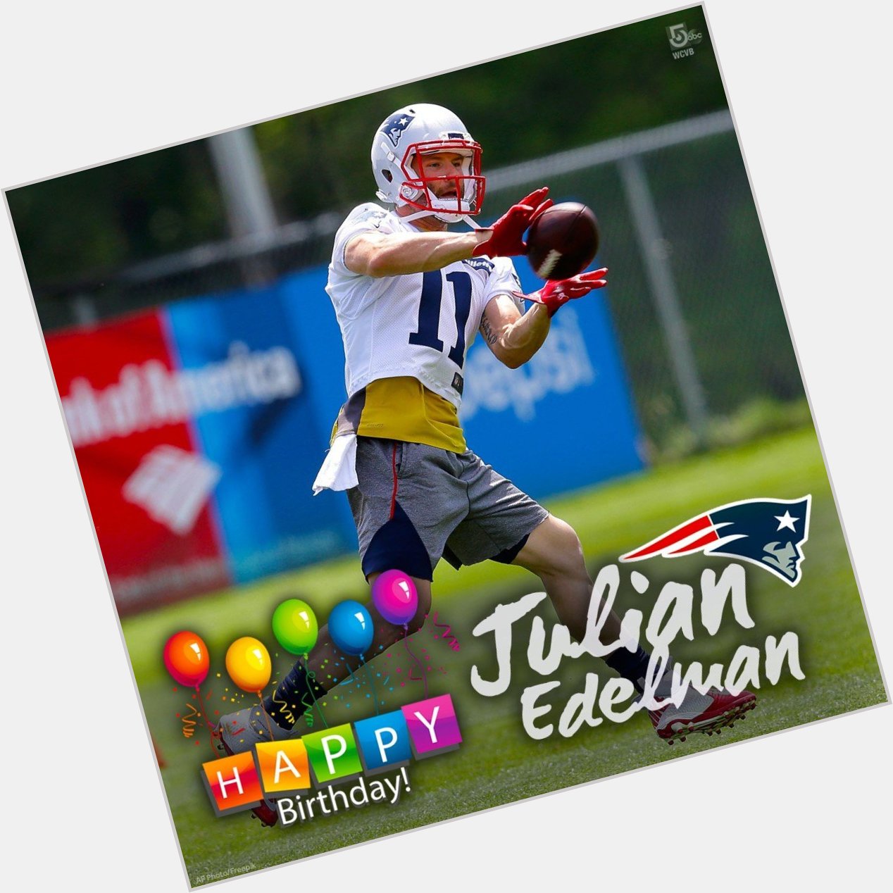 Happy 33rd Birthday to Patriots wide receiver Julian Edelman. It s been a hell 