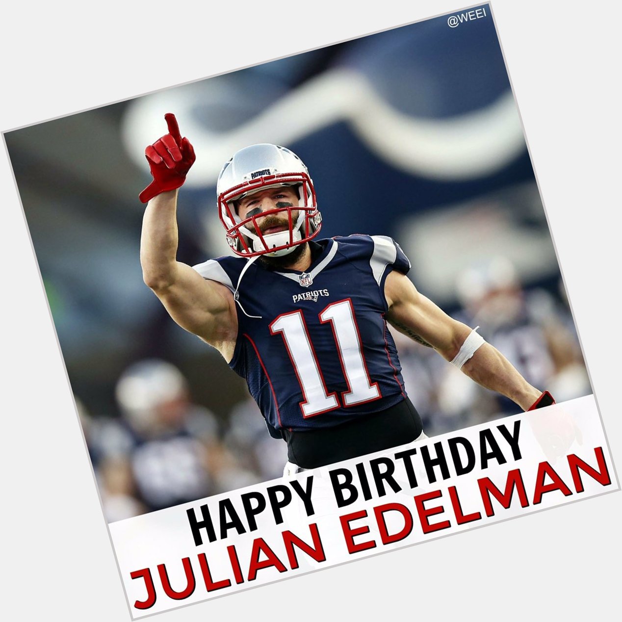 Good morning everyone! Happy birthday to one of my favorite player Julian Edelman               