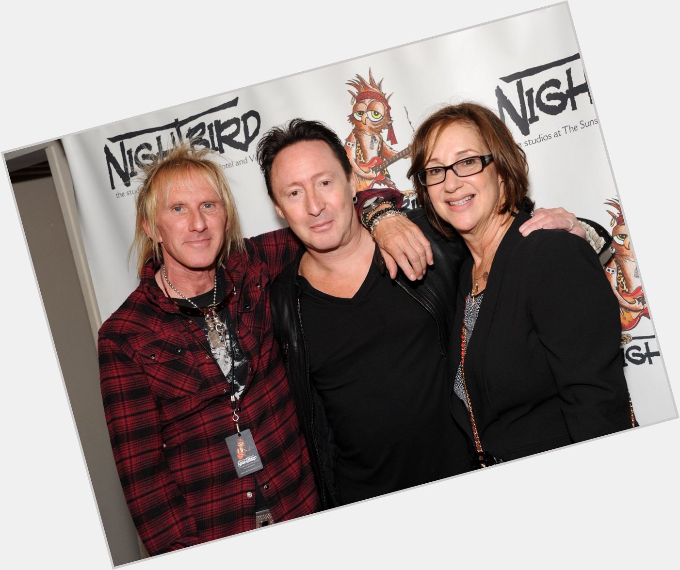 Happy Birthday to our good friend Julian Lennon! Here\s Jed Leiber with Julian and Bobbi Marcus from ASCAP 