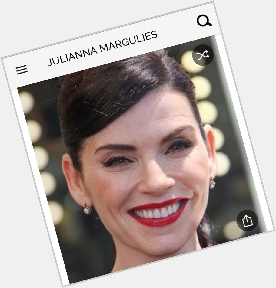 Happy birthday to this great actress.  Happy birthday to Julianna Margulies 