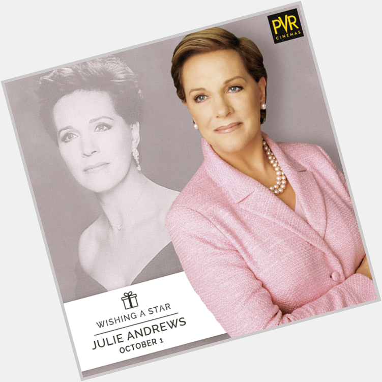 With a wide spectrum of roles in Hollywood, Julie Andrews remains the undisputed queen of cinema. Happy birthday! 
