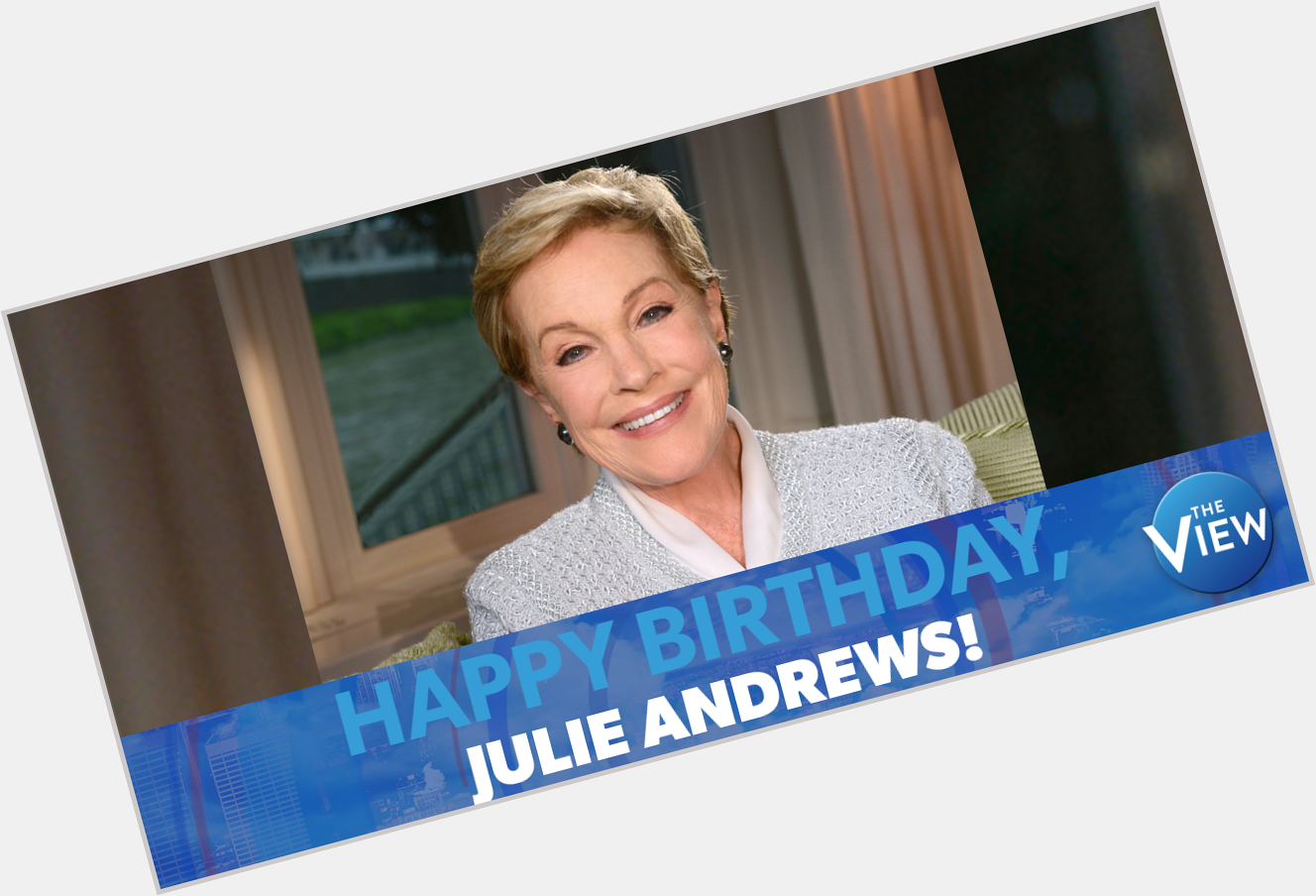 Happy 80th birthday to the legendary Julie Andrews! 
