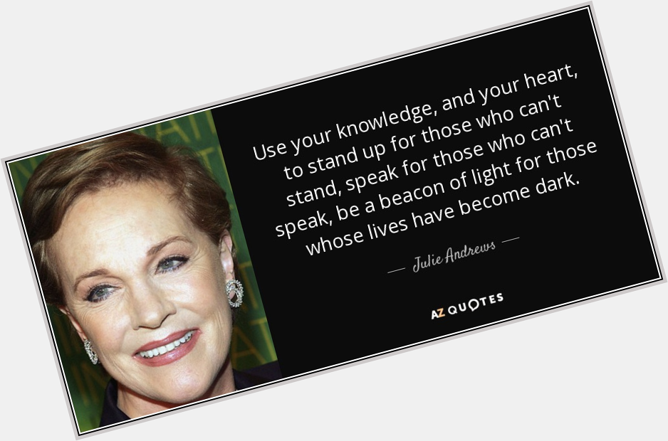 Happy birthday Julie Andrews, b. 1935, actress, singer and author. 