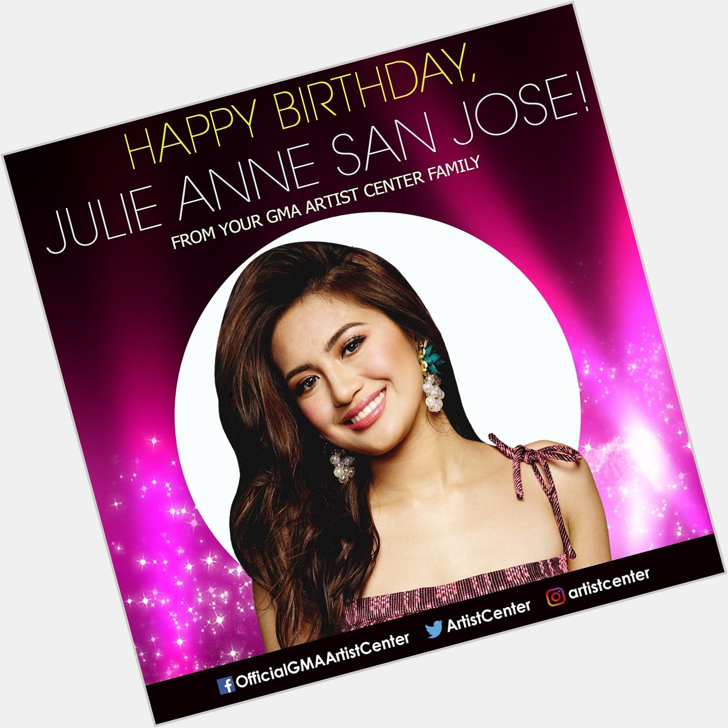 Happy Birthday to Asia\s Pop Sweetheart, Julie Anne San Jose (  