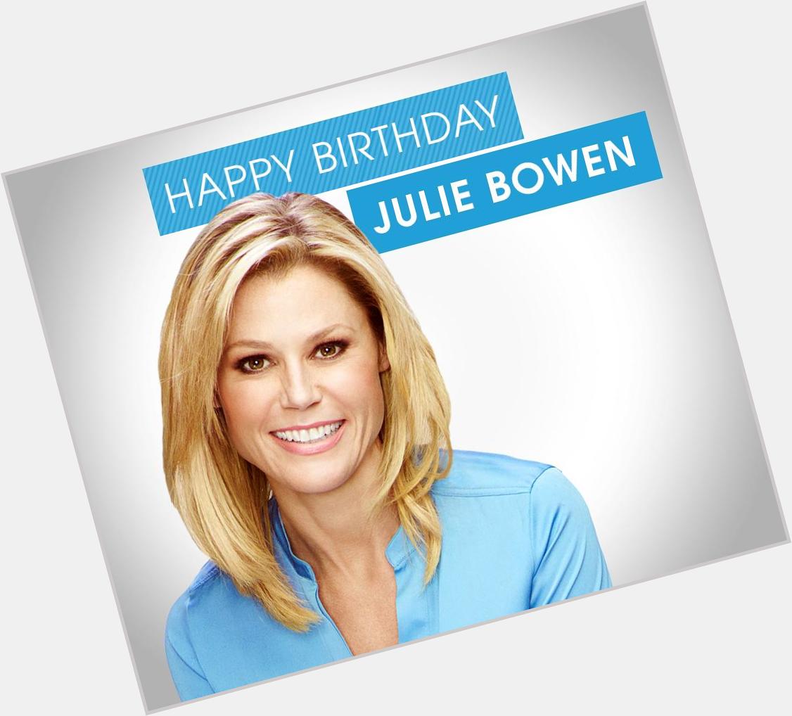 To wish Lady Dunphy aka Julie Bowen a happy birthday! Catch the \"Crazy for Claire\" marathon tonight at 7/6c. 