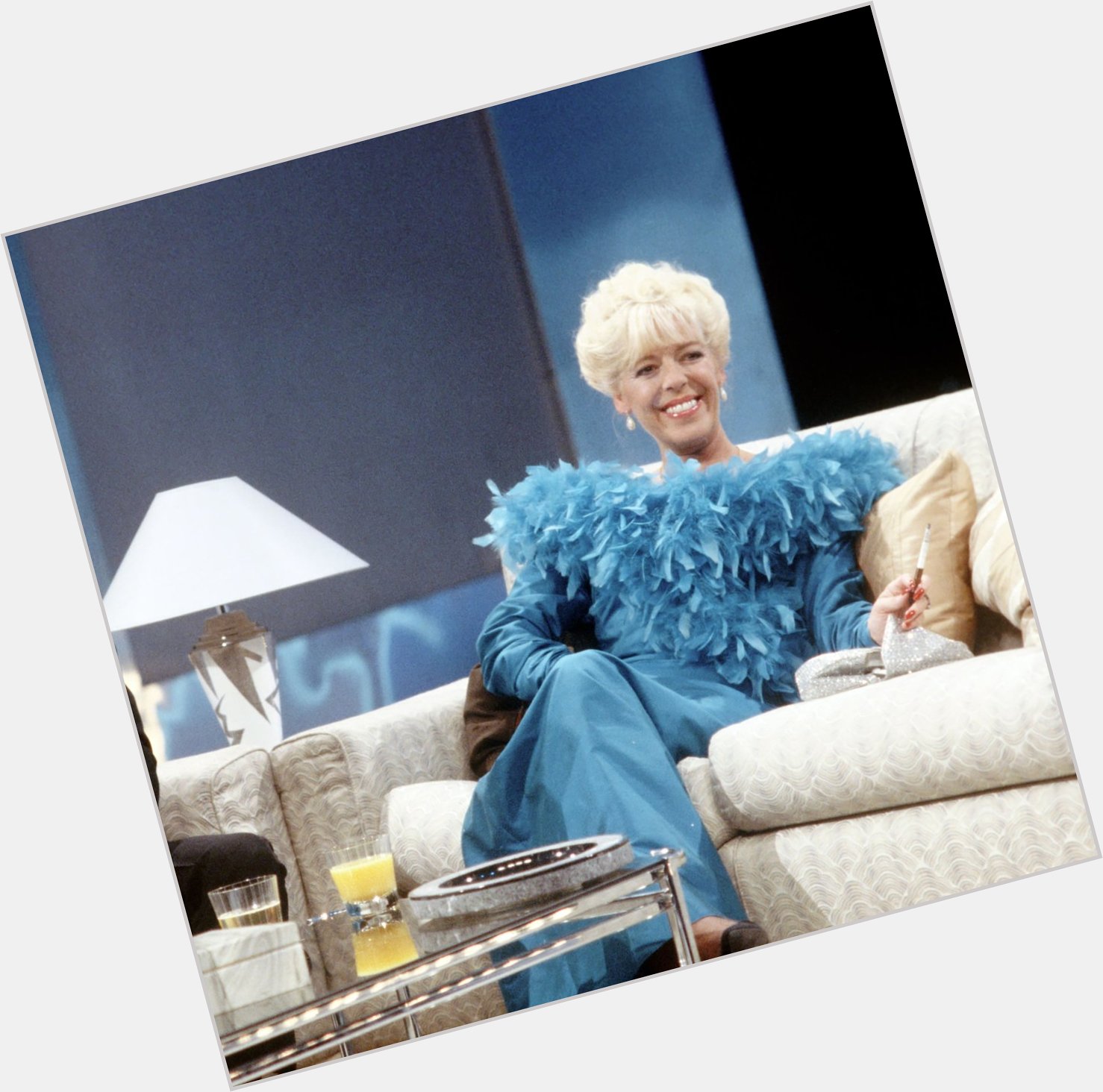 Happy 80th birthday to Julie Goodyear. Image from an appearance on the Des O\Connor Show in 1987. 