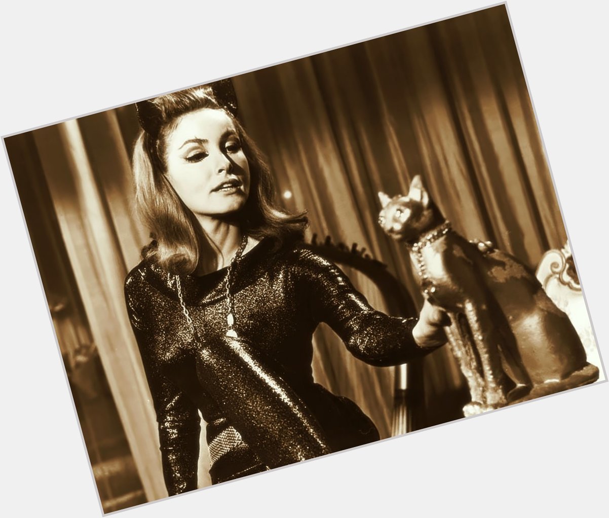 Happy birthday to Catwoman actress, Julie Newmar, born August 16, 1933.  