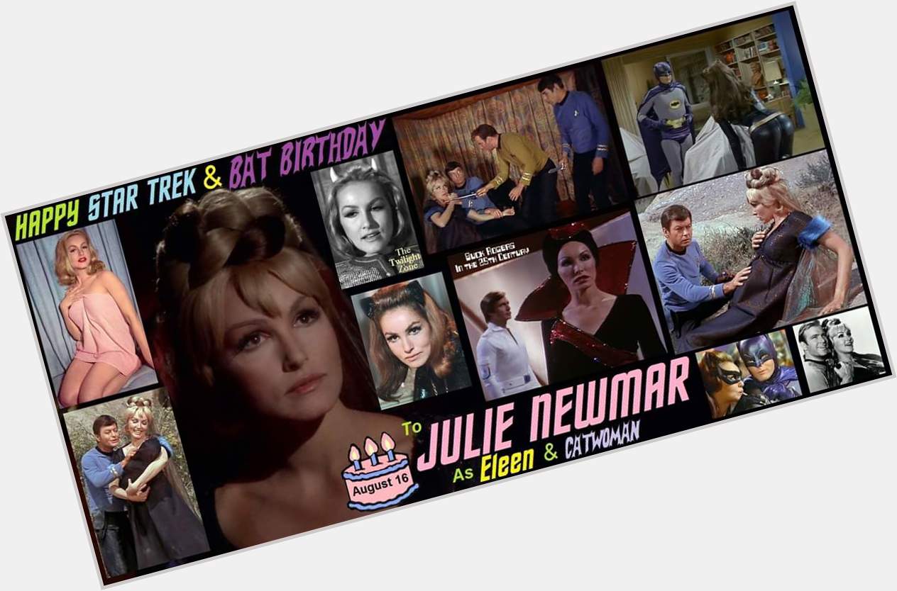Happy TOSS Birthday to the wonderful Julie Newmar. Meow 