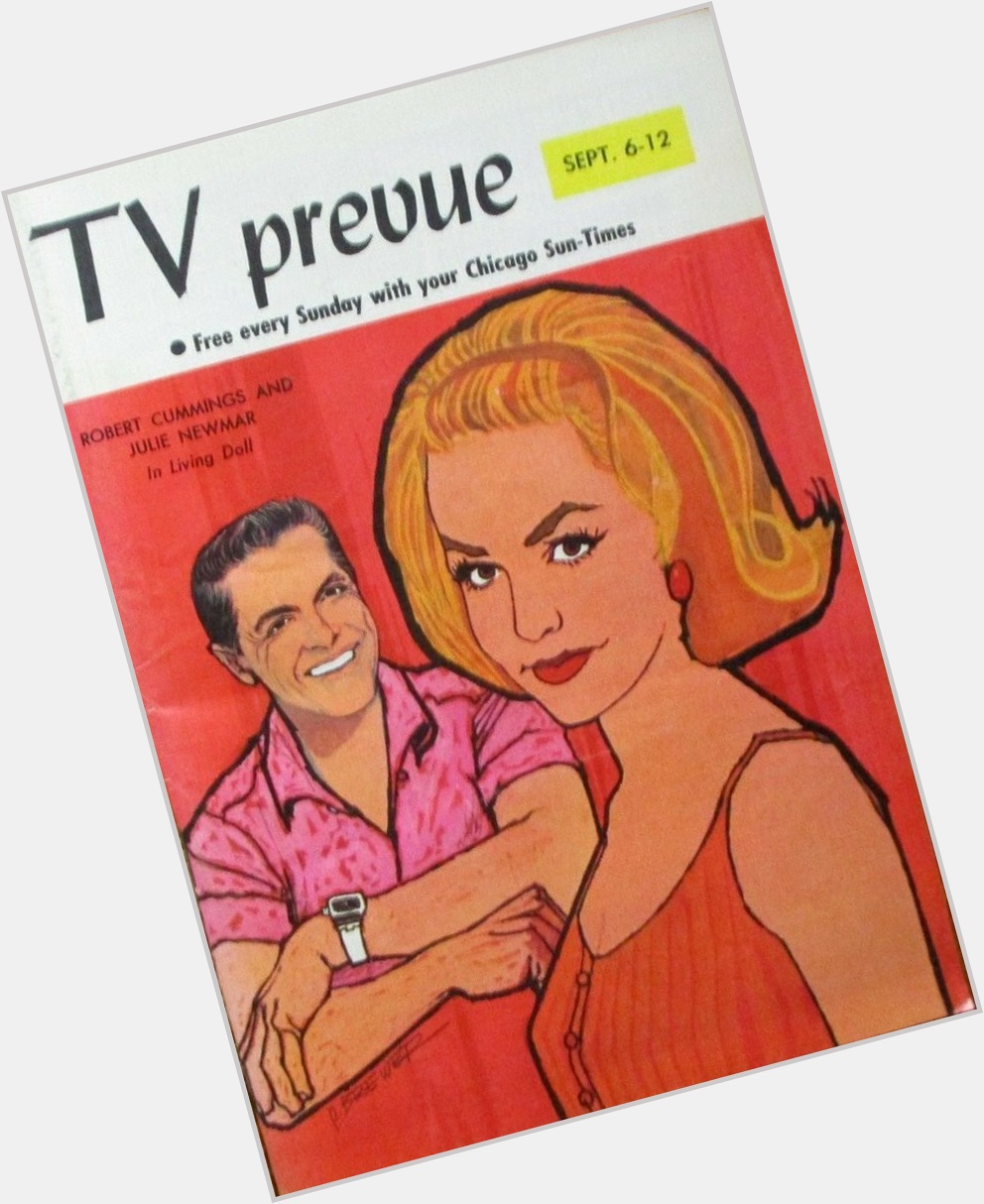 Happy Birthday to Julie Newmar, born on this date in 1933.
Chicago Sun-Times TV Prevue.  September 6-12, 1964 