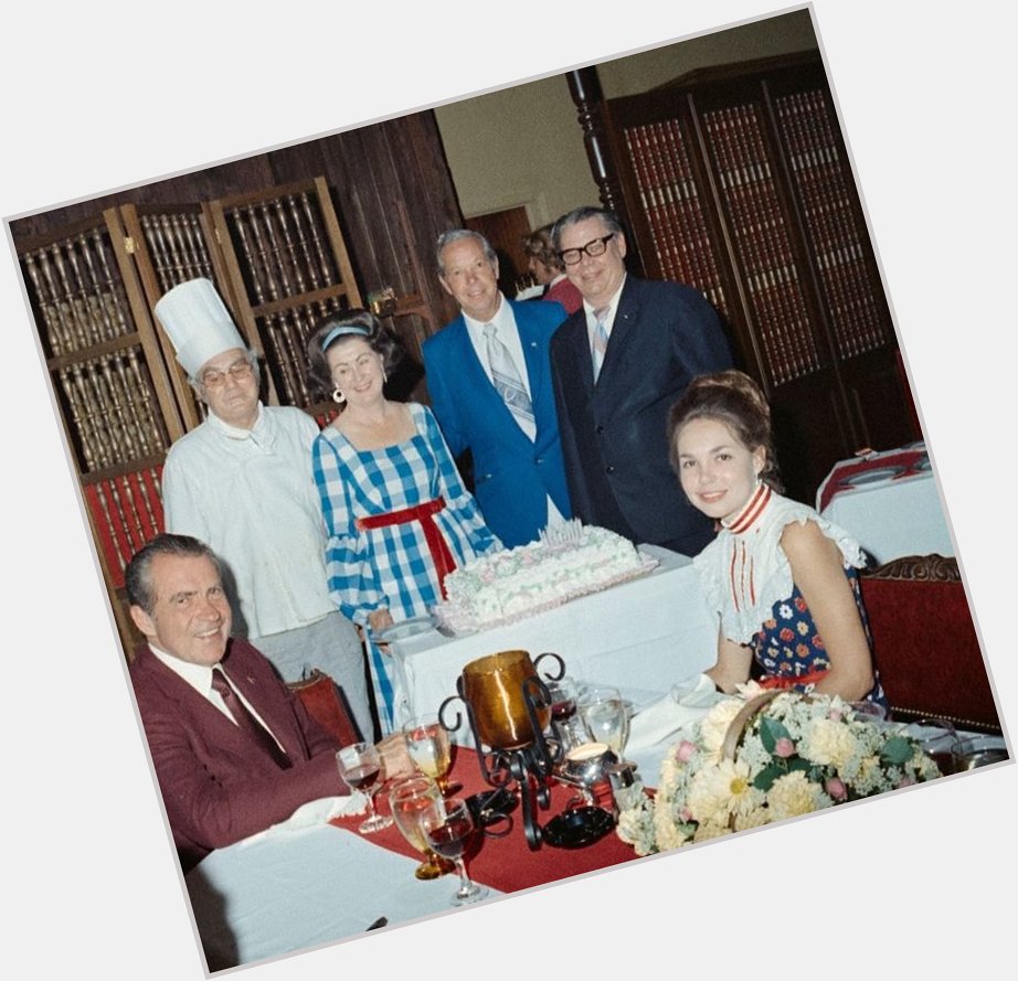 President Nixon wishes a Happy Birthday to his daughter Julie Nixon Eisenhower. - RZ 