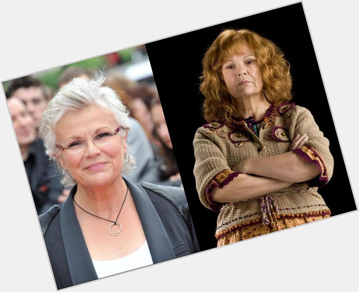 Happy 65th Birthday to Julie Walters! She played Molly Weasley in the Harry Potter films. 